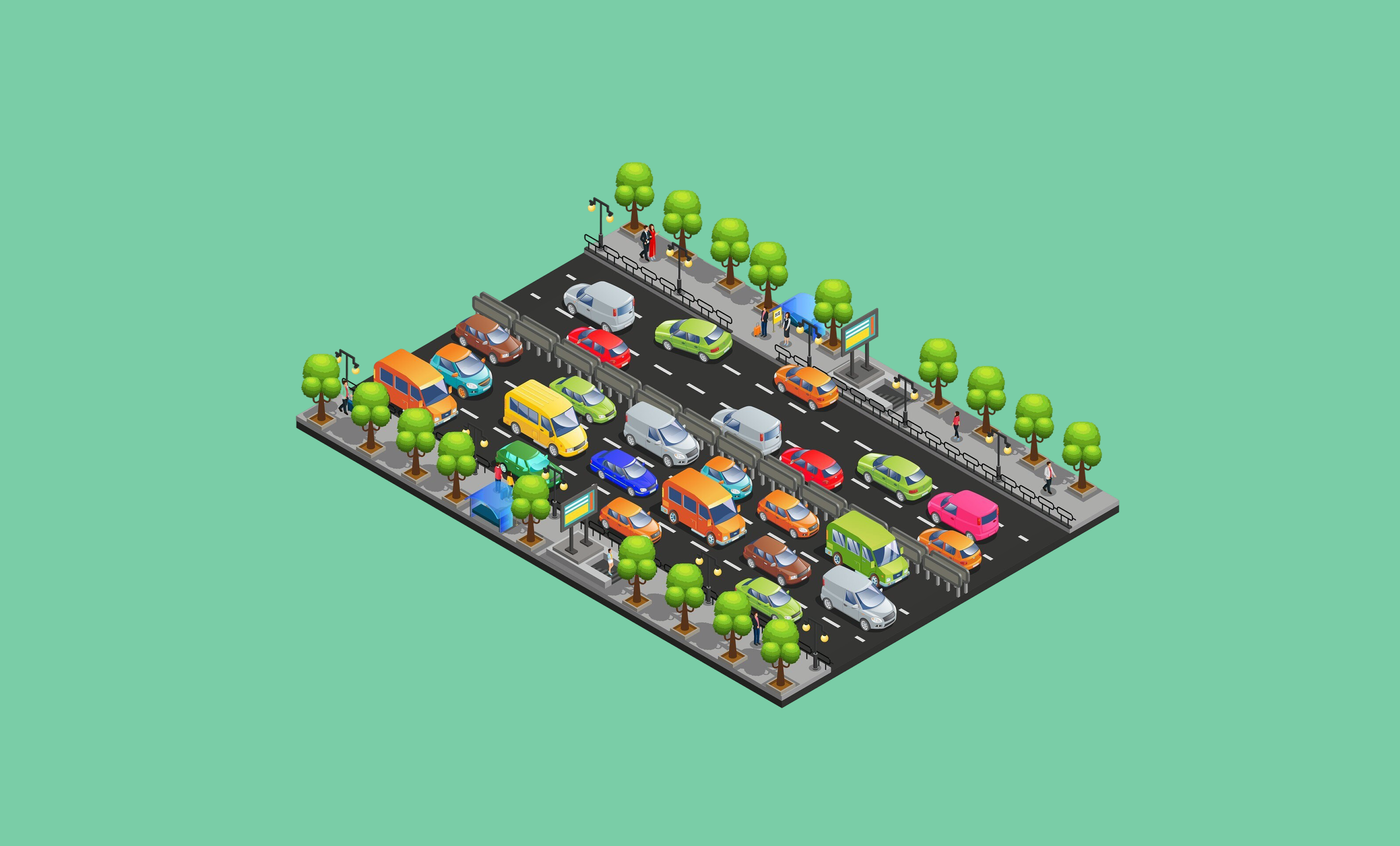 Mapping the Spatial Distribution of Urban Traffic Congestion